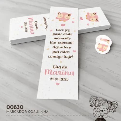 Marcador de Livro Corujinha - 00830