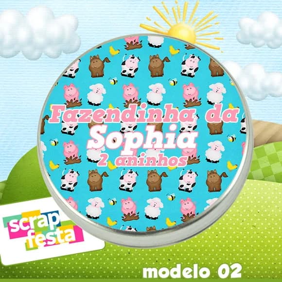 Latinhas Personalizadas Festa Fazendinha
