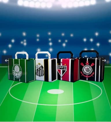 Caixinha de Lembrança do Seu Time de Coração