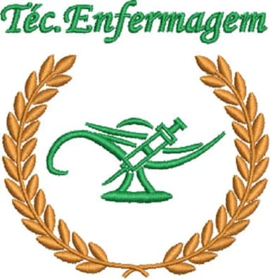 Matriz de Bordado Símbolo Técnico de Enfermagem