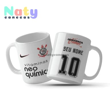 Caneca Personalizada Futebol Corinthians