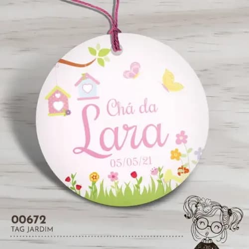 Tag Redonda Jardim - 00672