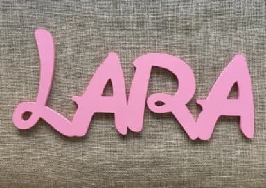 Letras Decorativas Nome De Parede