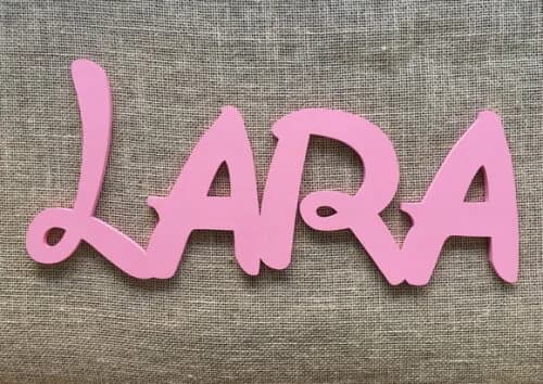 Letras Decorativas Nome De Parede