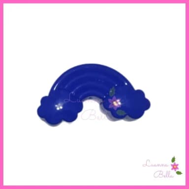 Baleiro Arco íris Azul Escuro de Acrílico-Pacote c/5unidades