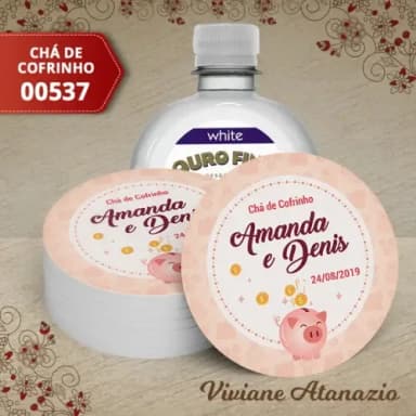 Adesivo Água Ouro Fino Chá de Cofrinho - 00537