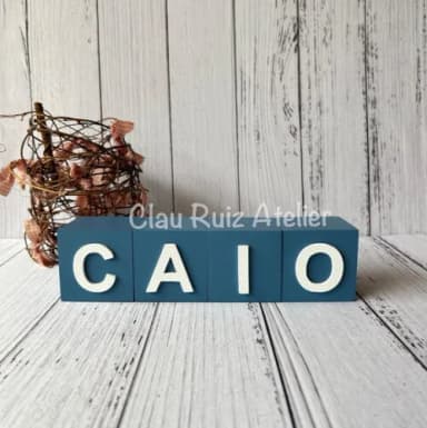Cubos 6x6cm- Decoração Bebê