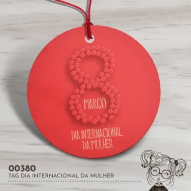 Tag Redonda Dia Internacional da Mulher - 00380