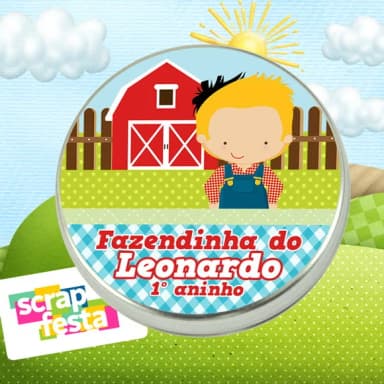 Latinhas Personalizadas Festa Fazendinha