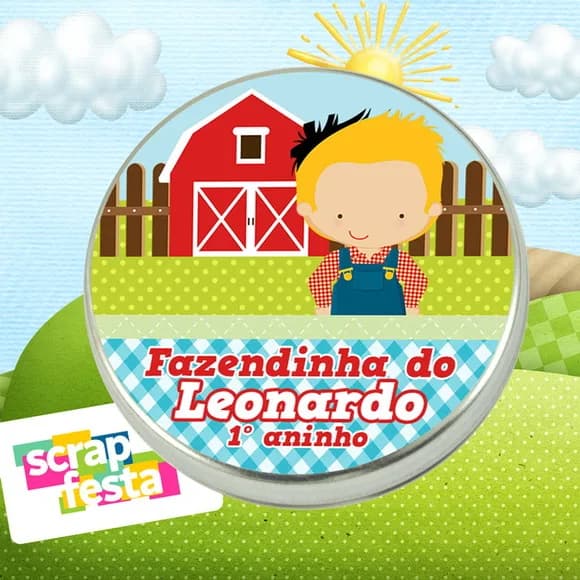 Latinhas Personalizadas Festa Fazendinha