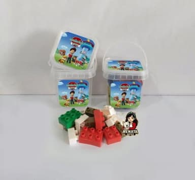 Monta Monta no Baldinho Personalizado Patrulha Canina
