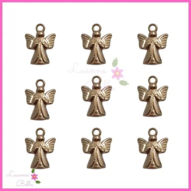 Pingente de Metal Rose Anjo da Guarda - Pct C/12unds