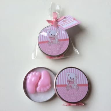 Latinhas Mint to be Chá de Bebê Ursinha
