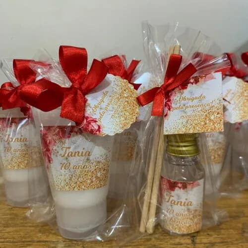 Lembrança Aniversário Hidratante + Aromatizador