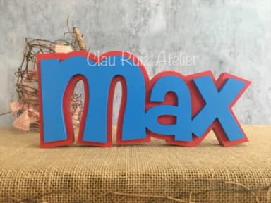 Letras Decorativas De MDF SOBREPOSIÇÃO