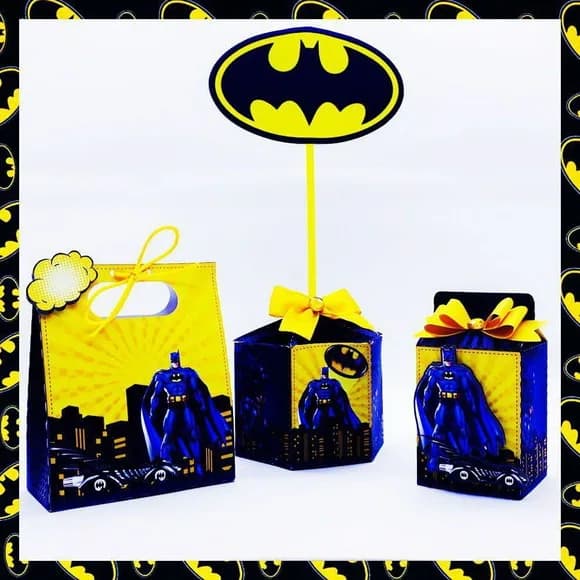 Kit 60 Lembrancinhas Batman