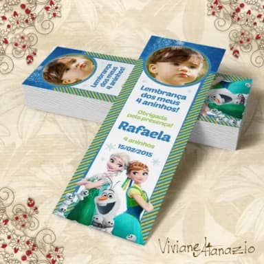 Marcador de Livro Frozen Fever - 00319