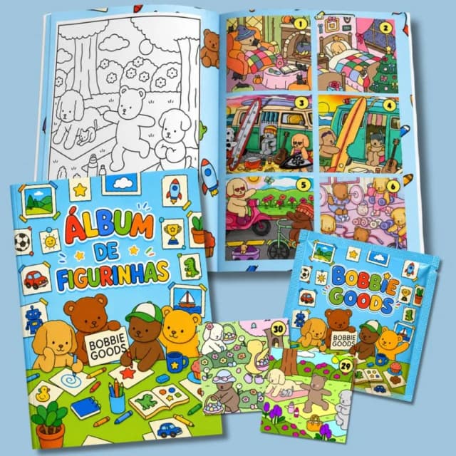 Album de Figurinhas Personalizados Bobbie Goods