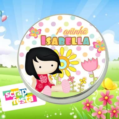 Latinhas Personalizadas Jardim Encantado