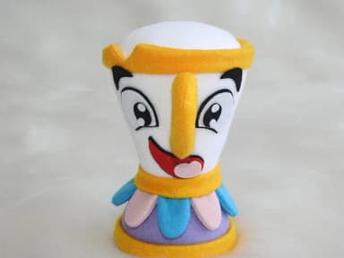 Zip em Feltro - Personagem da Bela e a Fera - Chamar Chat