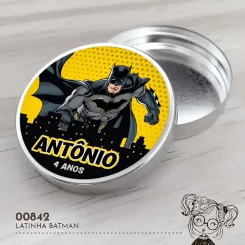 Latinha Adesivada Batman - 00842