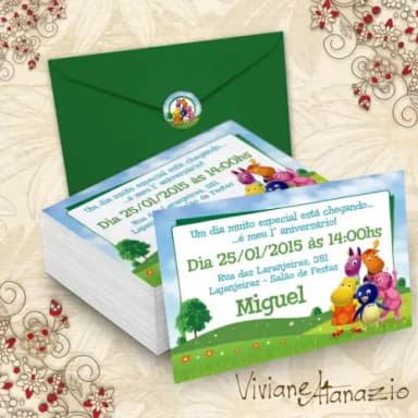 Convite Backyardigans - 00022