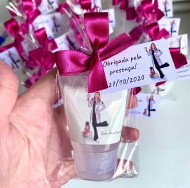 Álcool gel 70% Lembrancinha Formatura Medicina