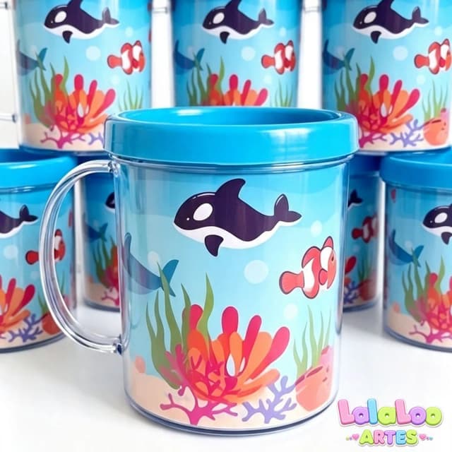 Caneca Fundo do Mar Personalizada