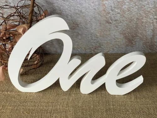 Palavras em mdf - One