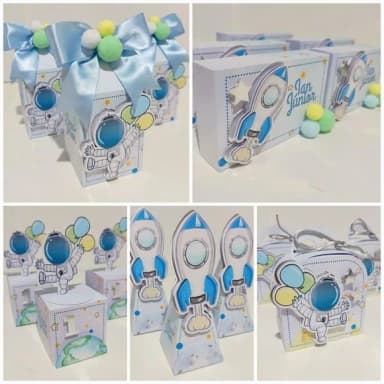 Kit 60 Lembrancinhas Astronauta