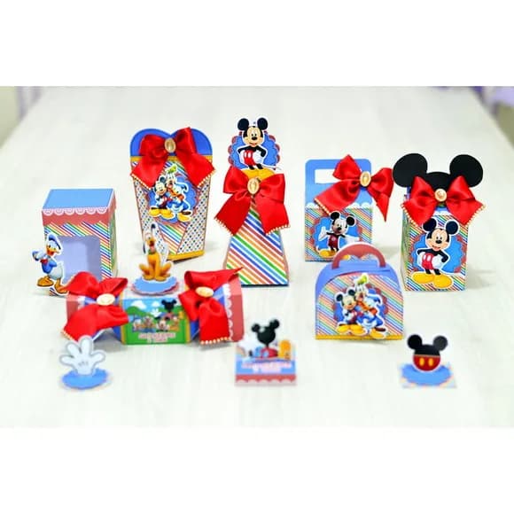 Kit 60 Lembrancinhas - Turma do Mickey