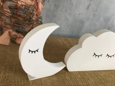 Sleepy Eyes Nuvem Estrela Lua