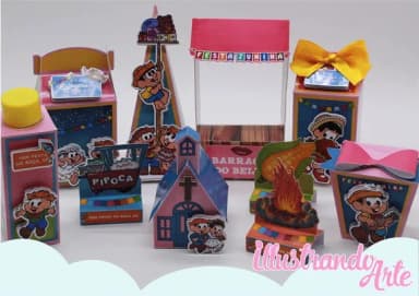 Kit 30 Lembrancinhas Festa Junina