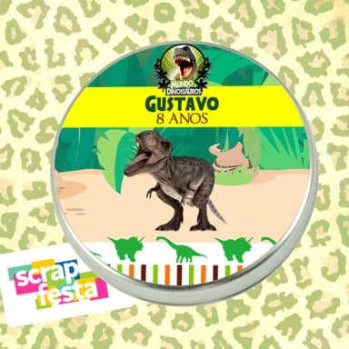 Latinhas Personalizada Festa Dinossauro