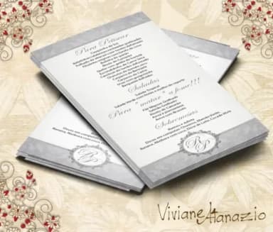Cardápio Casamento Monograma - 00014