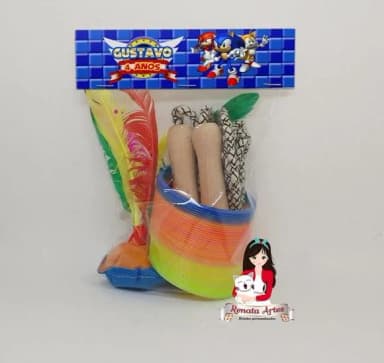Kit Boa Infância Personallizado Sonic