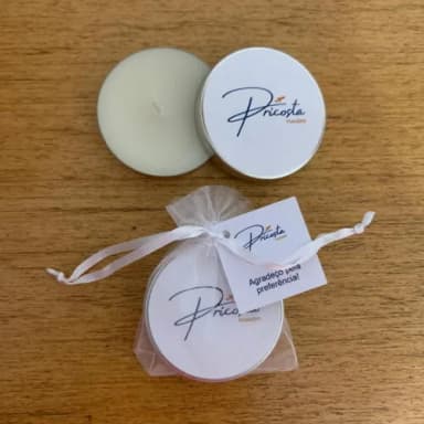 Brinde Empresarial Vela Aromática Organza