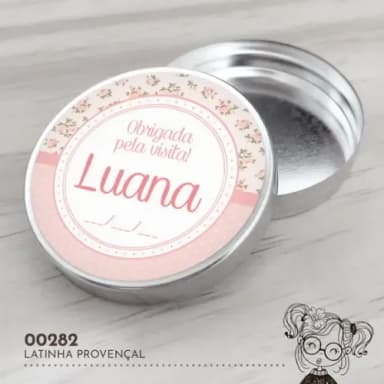 Latinha Adesivada Provençal - 00282