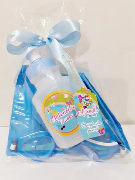 Kit Mergulho Infantil Personalizado Tema Pool Party