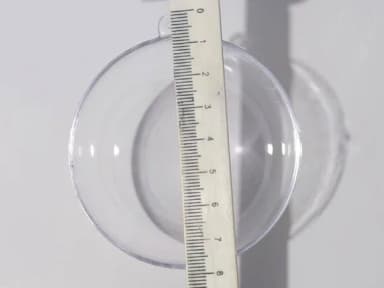 Bola Acrílica Transparente 7cm - Pacote com 10 Unidades