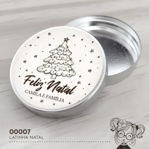Latinha Adesivada Natal - 00007