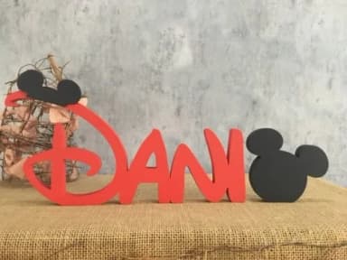 DISNEY - Letras de MDF -Nomes + MICKEY