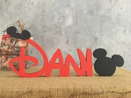 DISNEY - Letras de MDF -Nomes + MICKEY