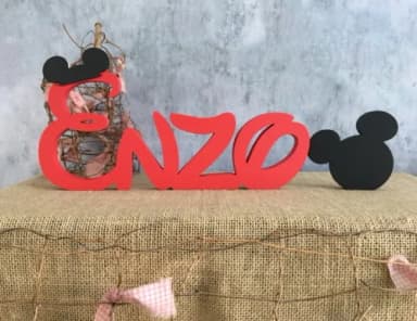 Disney - Letras de mdf -nomes