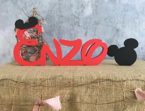 Disney - Letras de mdf -nomes