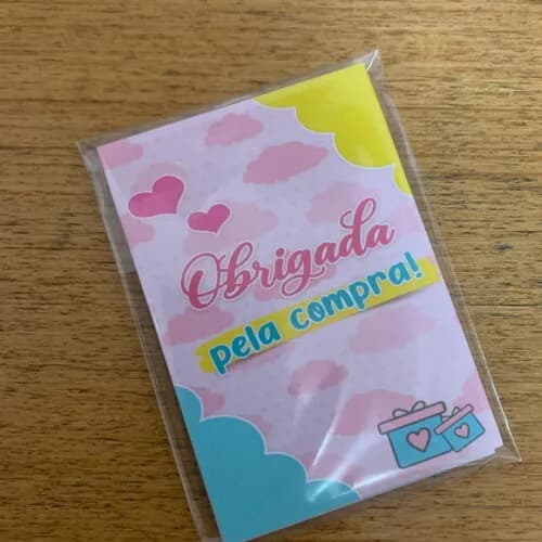 Brinde Bloco personalizado