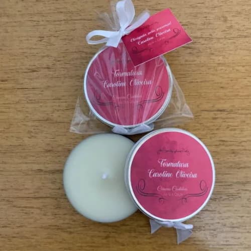 Lembrança Formatura Ciências Contábeis Vela Aromática