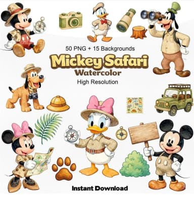 KIT DIGITAL MICKEY SAFARI 10