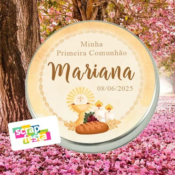 Latinhas Personalizadas Festa Igreja Primeira Comunhão