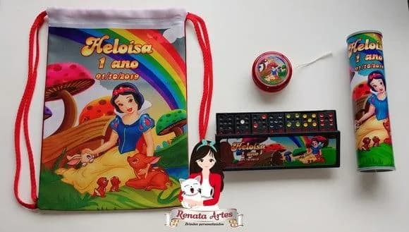 Kit Jogos na Mochila Branca de Neve